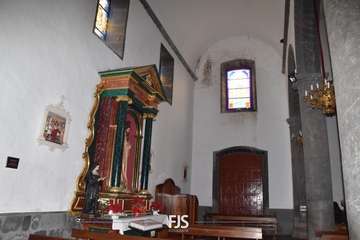 Humedades que presenta el templo neoclásico de Los Llanos/Francisco Javier Santana.